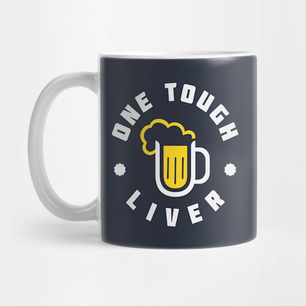 One Tough Liver Beer Glass by Toogoo